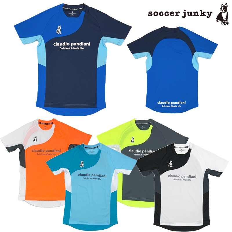 【新品】claudio pandiani サッカーシャツ XL ブルー SoccerJunky クラウディオパンディアーニ ClaudioPandiani