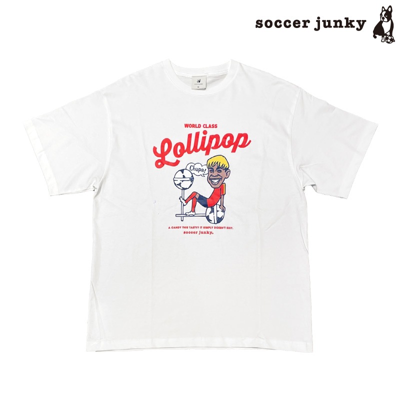 ���å�������󥭡�/soccer junky ȾµT�����/Lollipop�ץ�ߥ���ȾµTEE��JR26B20��