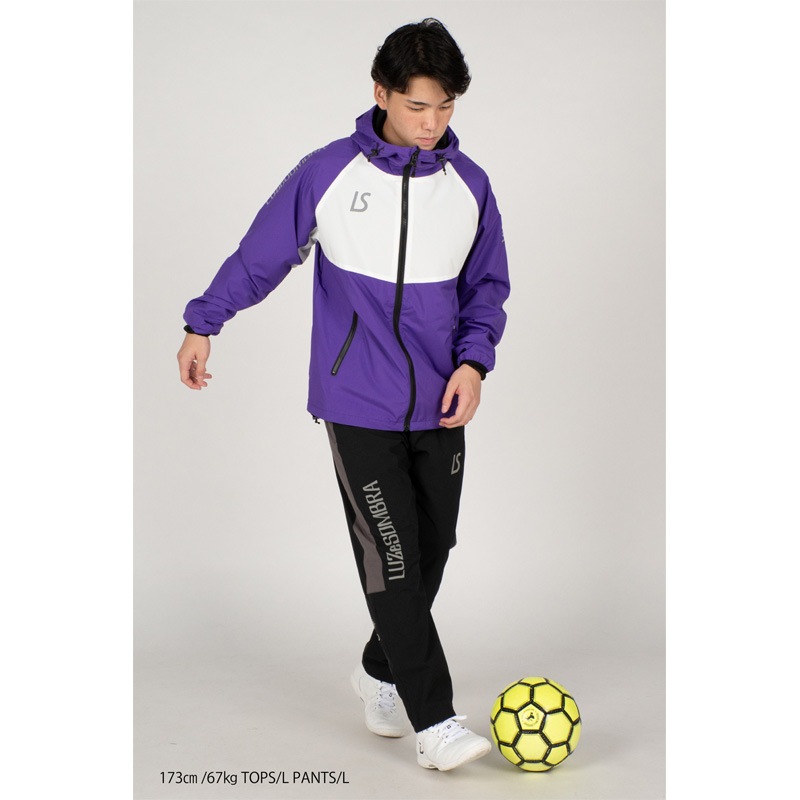 ルースイソンブラ/LUZeSOMBRA ピステパーカー/STRETCH TAFTA MESH JKT