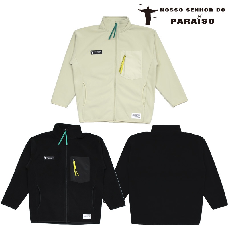 �Υå����˥硼��ɥѥ饤����/NOSSO SENHOR DO PARAISO �ե른�åץե꡼�����㥱�å�/Logo Patch Fleece Jacket��NP-00-694��