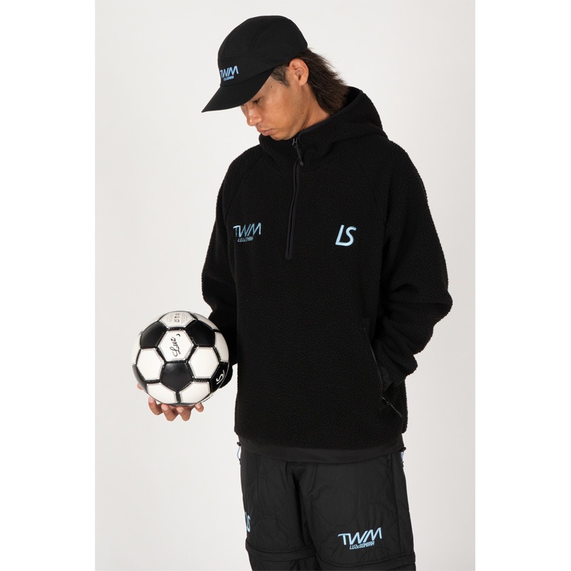 ルースイソンブラ/LUZ e SOMBRA ボアフリースパーカー/TWM BOAFLEECE