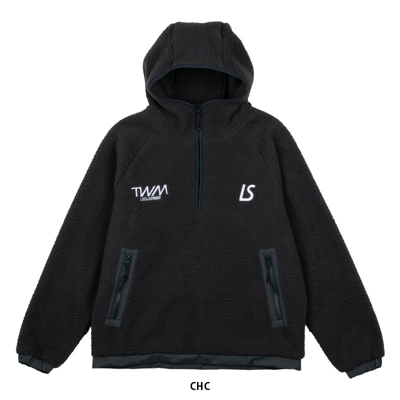 ルースイソンブラ/LUZ e SOMBRA ボアフリースパーカー/TWM BOAFLEECE