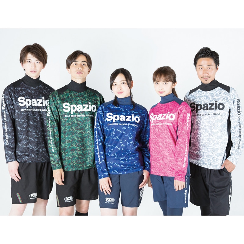 Spazio/���ѥåĥ��� Digi-camo high-necked long practice shirt/���󥰥ץ饷��ġ�GE-0510��