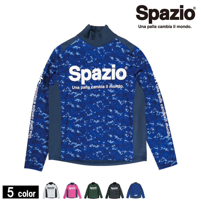 Spazio/���ѥåĥ��� Digi-camo high-necked long practice shirt/���󥰥ץ饷��ġ�GE-0510��