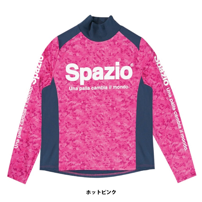 Spazio/���ѥåĥ��� Digi-camo high-necked long practice shirt/���󥰥ץ饷��ġ�GE-0510��