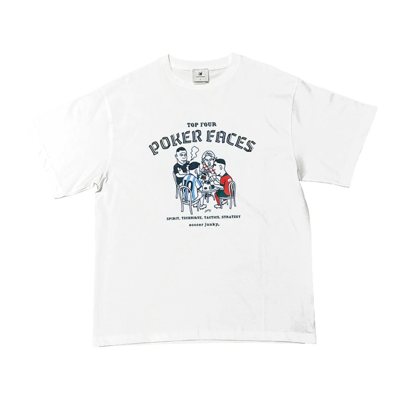 ���å�������󥭡�/soccer junky ȾµT�����/PORKER FACES �ץ�ߥ���ȾµTEE��JR26D50��