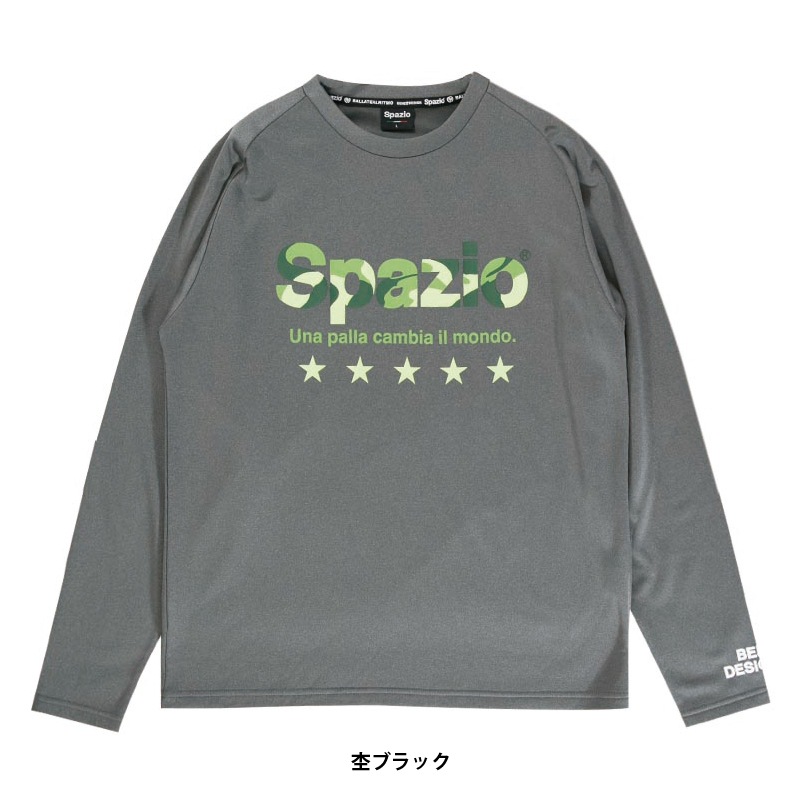 Spazio/���ѥåĥ��� Marble logo long practice shirt/���󥰥ץ饷��ġ�GE-0512��