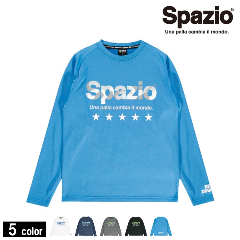 Spazio/���ѥåĥ��� Marble logo long practice shirt/���󥰥ץ饷��ġ�GE-0512��