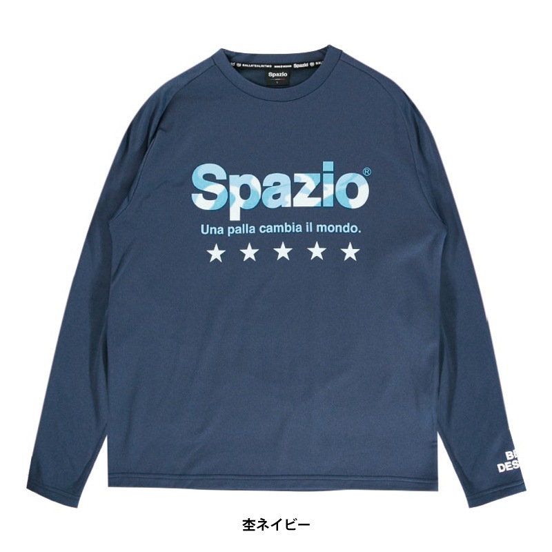 Spazio/���ѥåĥ��� Marble logo long practice shirt/���󥰥ץ饷��ġ�GE-0512��
