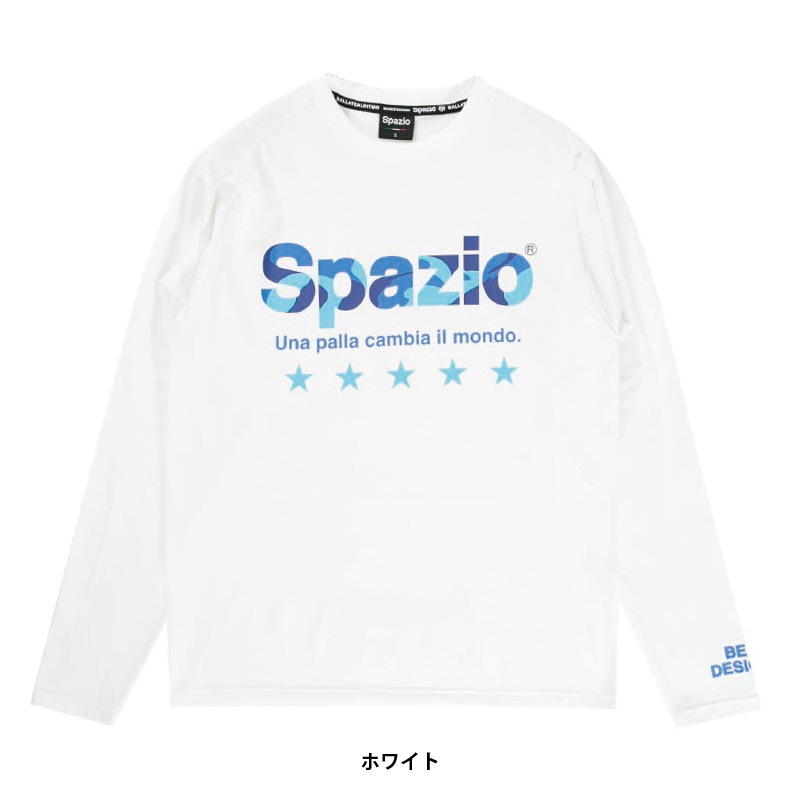 Spazio/���ѥåĥ��� Marble logo long practice shirt/���󥰥ץ饷��ġ�GE-0512��