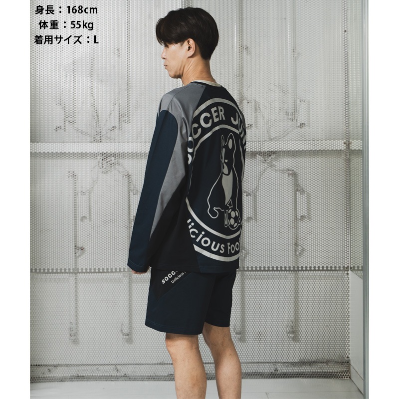 ���å�������󥭡�/soccer junky ���󥰥ץ饯�ƥ��������/26Paingerman LooseFit���󥰥��꡼�֥ȥ졼�˥󥰥���ġ�SJ26D02�� 