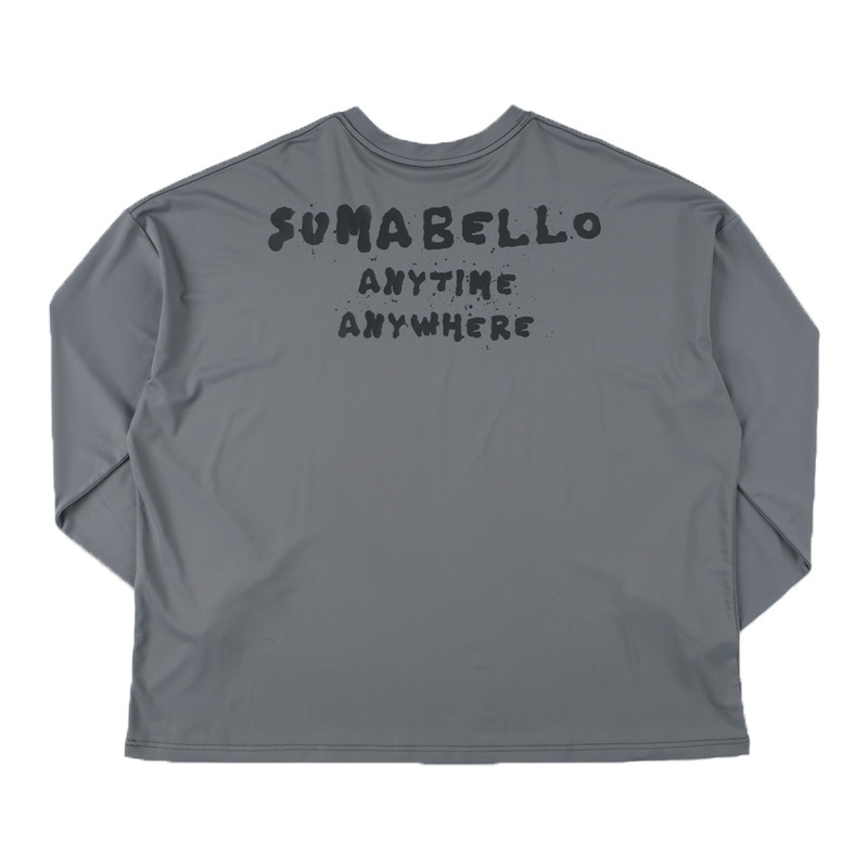 SHADOWS 緑色バッタ 長袖Tシャツ グレー SLY | GATHER POCKET CROPPED シャツ (シャツ・ブラウス ) |SHEL
