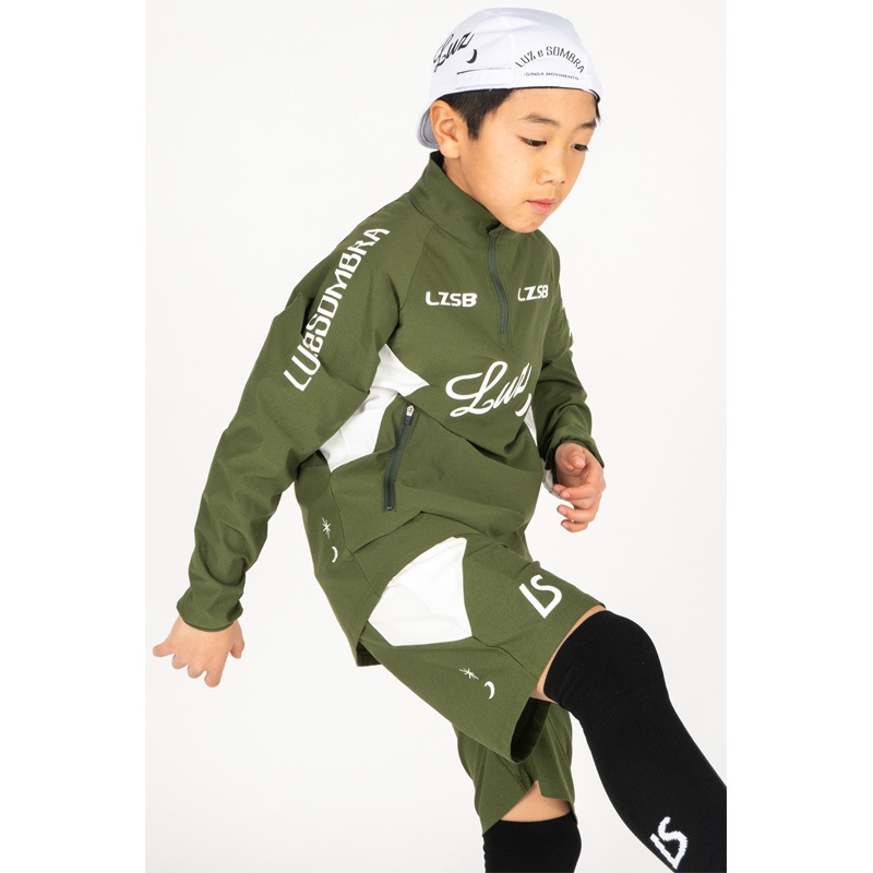 �롼��������֥�/LUZ e SOMBRA ����˥��ȥ졼�˥󥰥ȥåץ�/Jr LS LOGO DRY HALFZIP��L2261013��