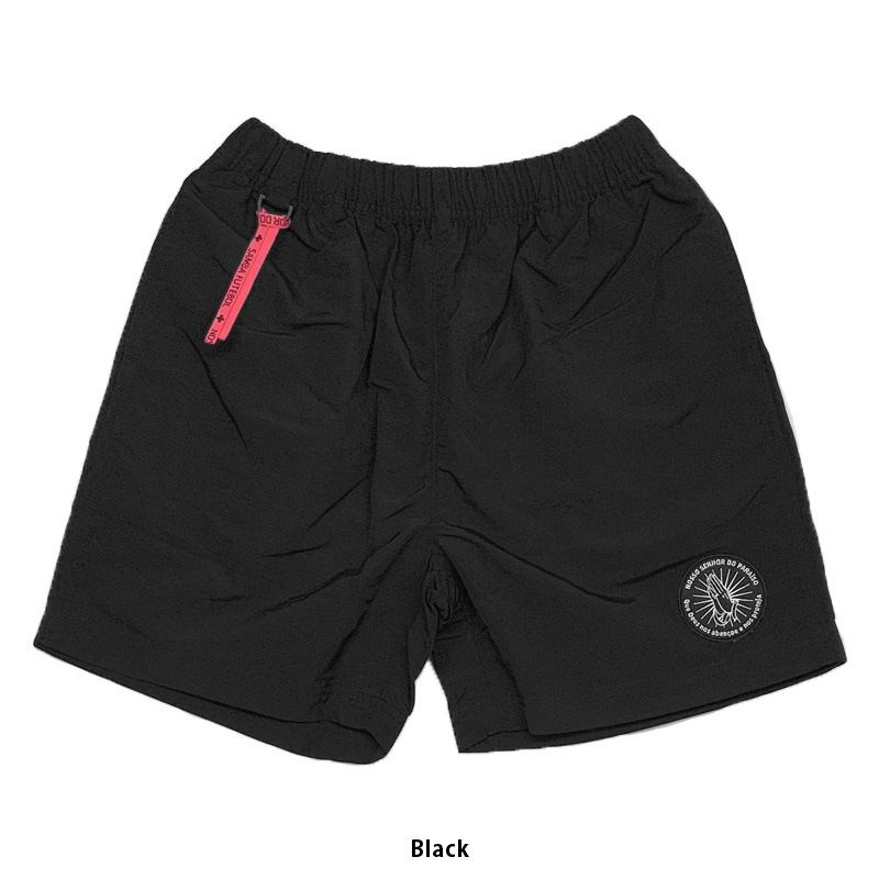 Υå˥硼ɥѥ饤/NOSSO SENHOR DO PARAISO ԥƥϡեѥ/Logo Patch Nylon Short PantsNP-00-691