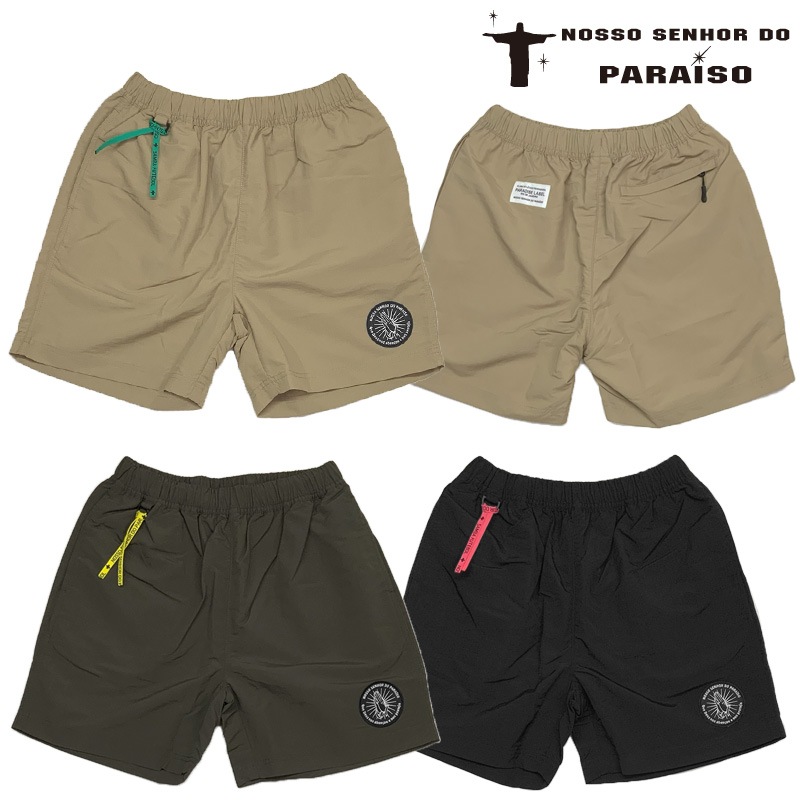 Υå˥硼ɥѥ饤/NOSSO SENHOR DO PARAISO ԥƥϡեѥ/Logo Patch Nylon Short PantsNP-00-691