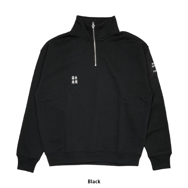 �Υå����˥硼��ɥѥ饤����/NOSSO SENHOR DO PARAISO �ϡ��ե��åץ������åȥȥåץ�/���Ƴڱ� Half-Zip Loose Sweat��NP-00-655��