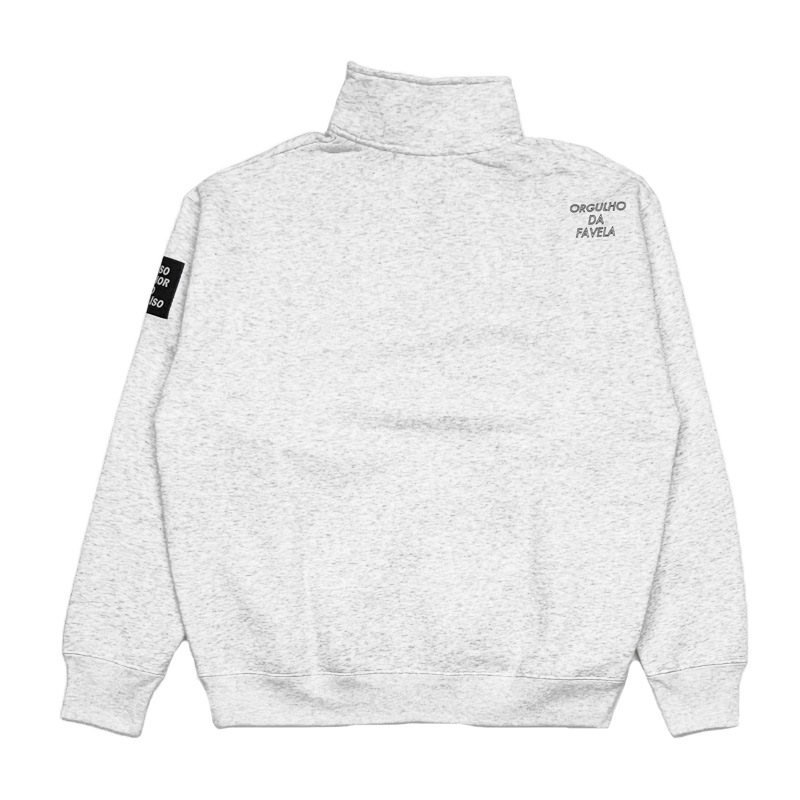 �Υå����˥硼��ɥѥ饤����/NOSSO SENHOR DO PARAISO �ϡ��ե��åץ������åȥȥåץ�/���Ƴڱ� Half-Zip Loose Sweat��NP-00-655��