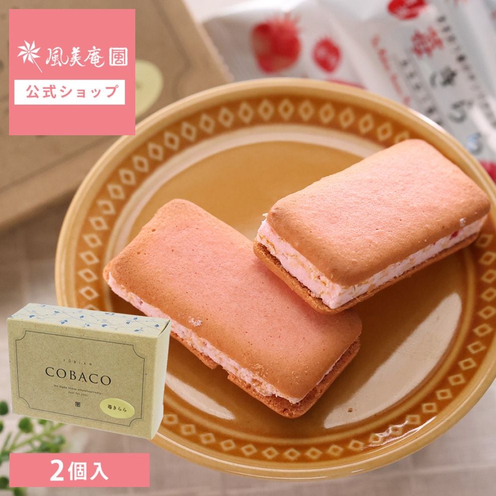 母の日 ギフト COBACO 苺きらら2個 ｜ 即日発送対応 スイーツ プチ