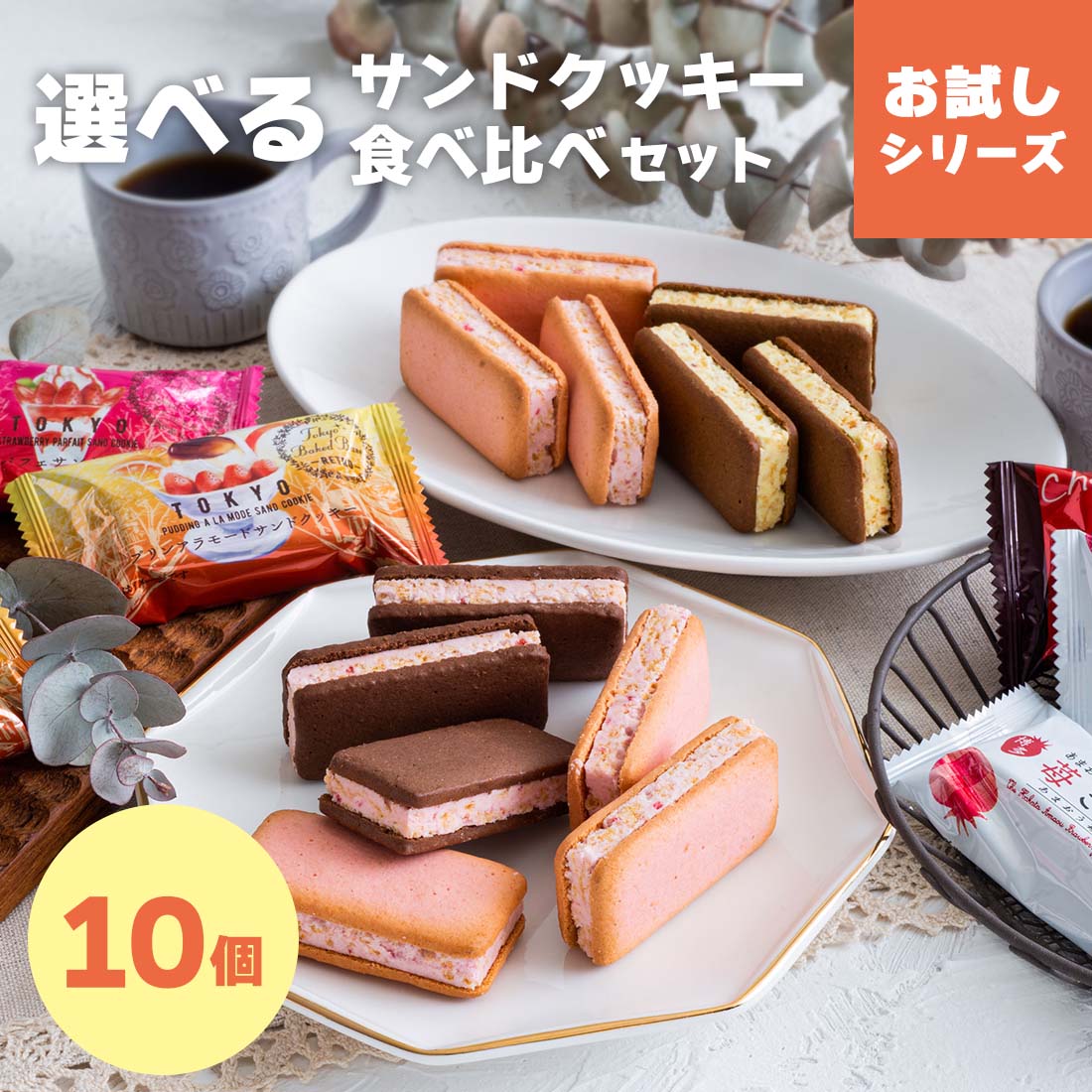 選べるクッキー食べ比べセット 10個入 | メール便 mailbin | 【博多風