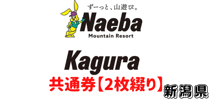 319 苗場スキー場・かぐらスキー場Mt.Naeba共通1日券【2枚綴】 | Mt 