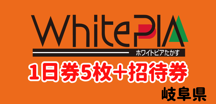 ホワイトピアたかす リフト1日券 ぽい