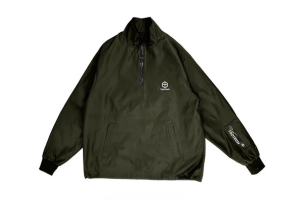 【TaoTech】2L Stand Collar Jacket ハーフジップジャケット【ダークグリーン】