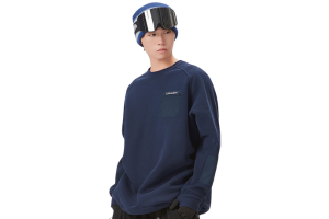 【TaoTech】Special Round Neck Sweatshirt ドロストトレーナー【ネイビー】