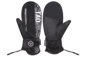 【TaoTech】Vertical Zipper Glv ジップミトン ファスナー グローブ【ブラック】
