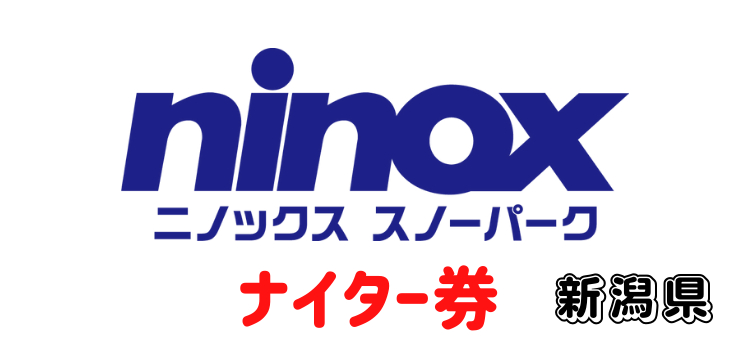 196 ニノックススノーパーク　ナイター券