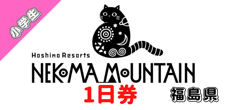 415 星野リゾートネコマ マウンテン1日券【小学生】【ICカード