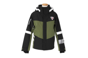 【ROSSIGNOL】デモ テム ジャケット【BLACK×KHAKI】