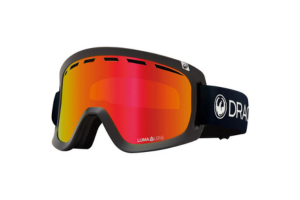 【DRAGON】D1【ストラップ：PREMIUM BLACK/レンズカラー：J.RED ION】