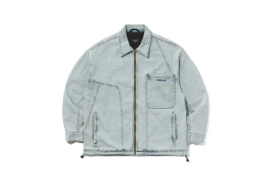 【BSRABBIT】2425 Dsxbs Wax Real Denim Collar Jacket【Light Blue】