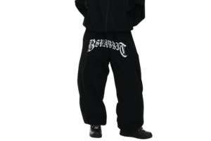 【BSRABBIT】2526 Always On Super Wide Jogger パンツ【Black】