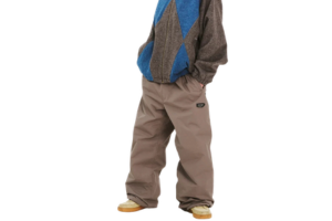 【BSRABBIT】2425 Classic Wide Track パンツ【Brown】