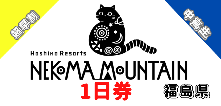 188 星野リゾートネコマ マウンテン1日券【超早割】【中高生】【ICカード】