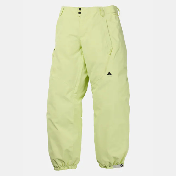 【BURTON】2526 ウィメンズ リザーブ 2レイヤー リラックス パンツ【Yellow Green】