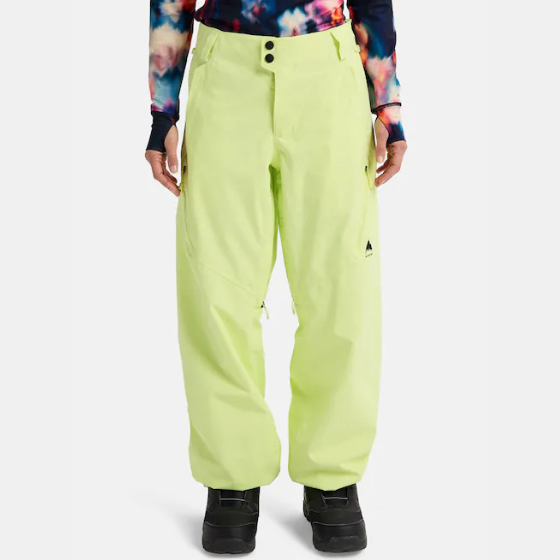 【BURTON】2526 ウィメンズ リザーブ 2レイヤー リラックス パンツ【Yellow Green】