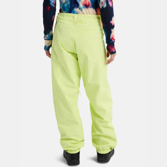 【BURTON】2526 ウィメンズ リザーブ 2レイヤー リラックス パンツ【Yellow Green】