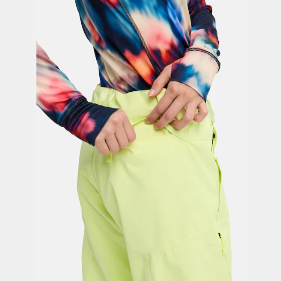 【BURTON】2526 ウィメンズ リザーブ 2レイヤー リラックス パンツ【Yellow Green】
