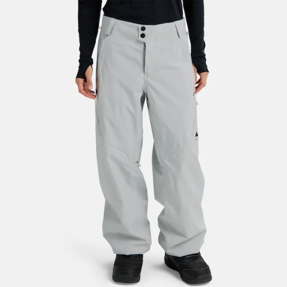 【BURTON】2526 ウィメンズ リザーブ 2レイヤー リラックス パンツ【Gray Cloud】