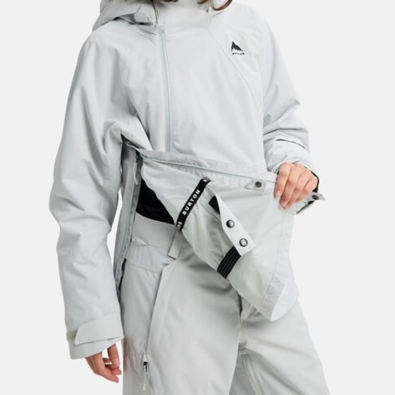 【BURTON】2526 ウィメンズ リザーブ 2レイヤー アノラックジャケット【Gray Cloud】