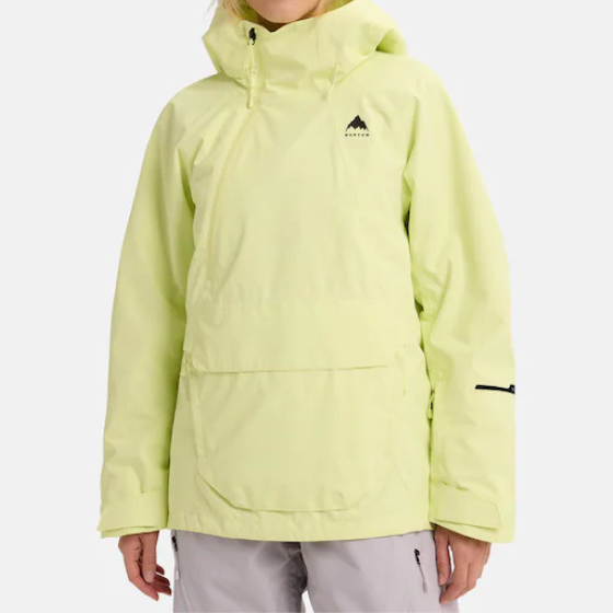 【BURTON】2526 ウィメンズ リザーブ 2レイヤー アノラックジャケット【Yellow Green】