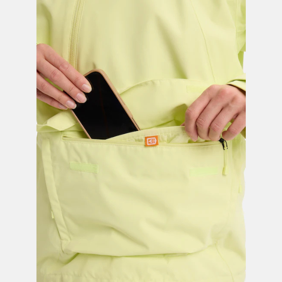 【BURTON】2526 ウィメンズ リザーブ 2レイヤー アノラックジャケット【Yellow Green】