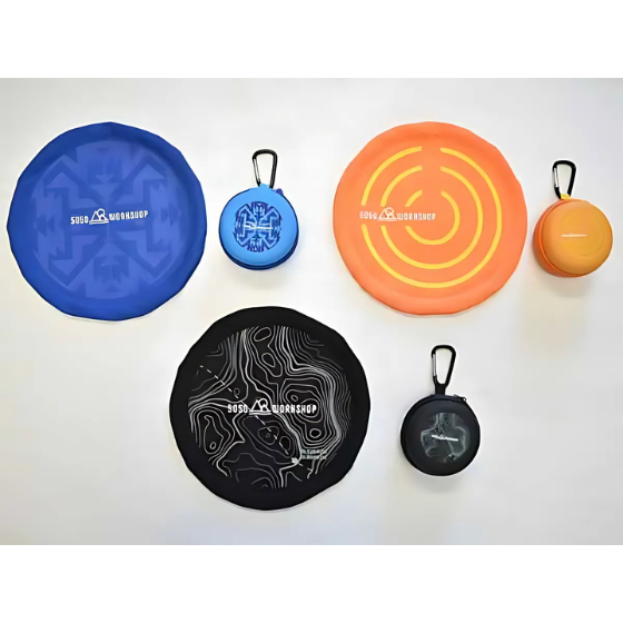 VAN flying discフリスビー送料込みディスプレイ品の為used 5050WORKSHOP】FOLDING FLYING DISK | 5050WORKSHOP | 冬スポ
