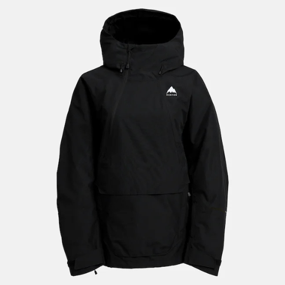 【BURTON】2526 ウィメンズ リザーブ 2レイヤー アノラックジャケット【True Black】
