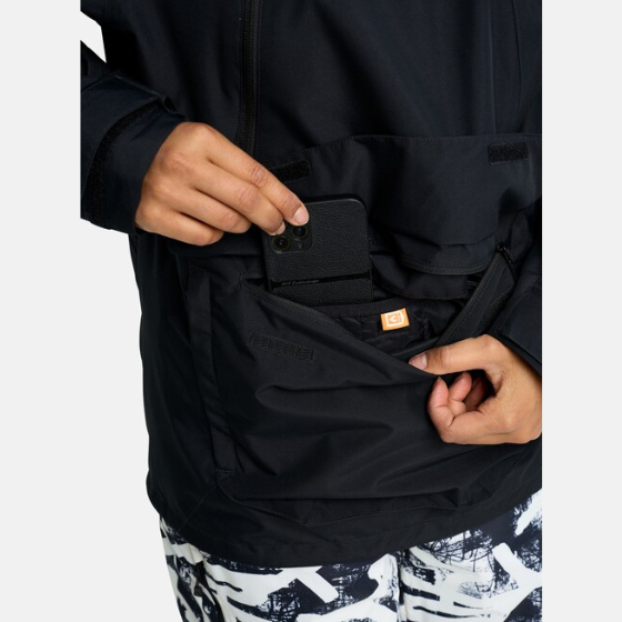 【BURTON】2526 ウィメンズ リザーブ 2レイヤー アノラックジャケット【True Black】