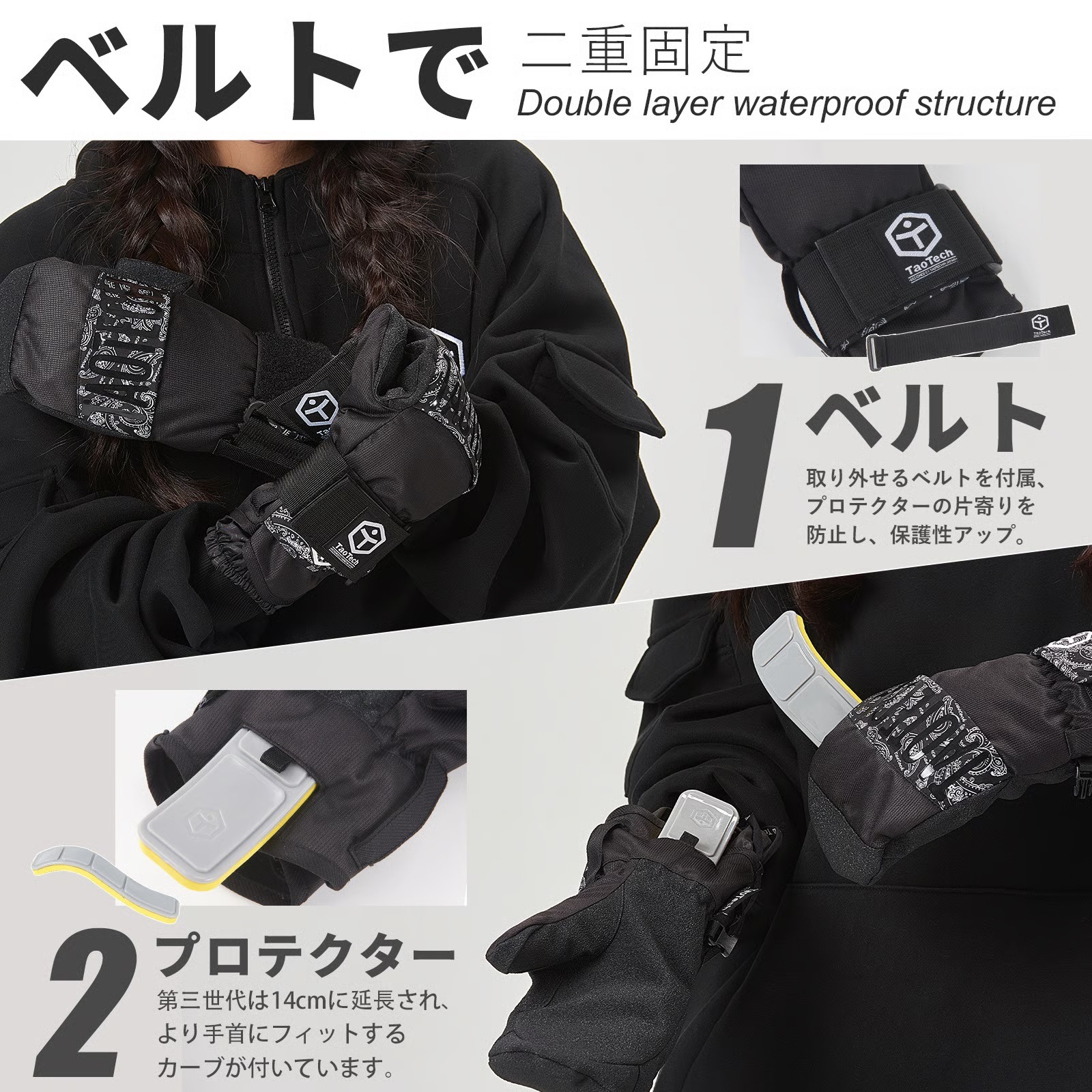 【TaoTech】Basic Velcro Gloves ベーシックグローブ 【ダークグリーン】