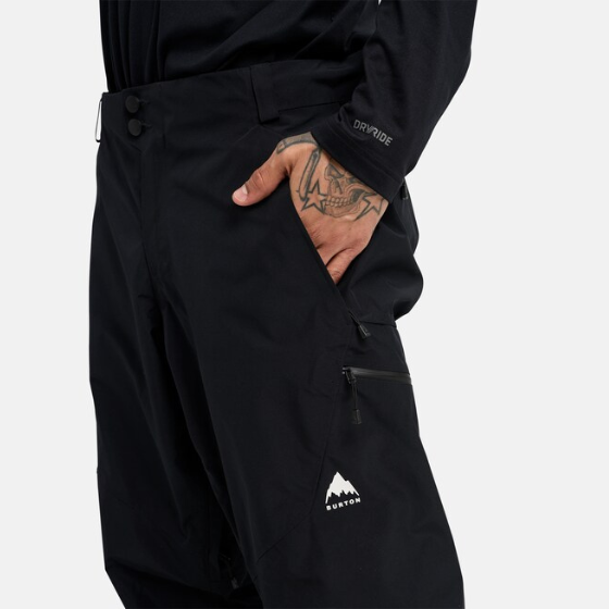 【BURTON】2526 リザーブ GORE-TEX 2レイヤー パンツ【True Black】