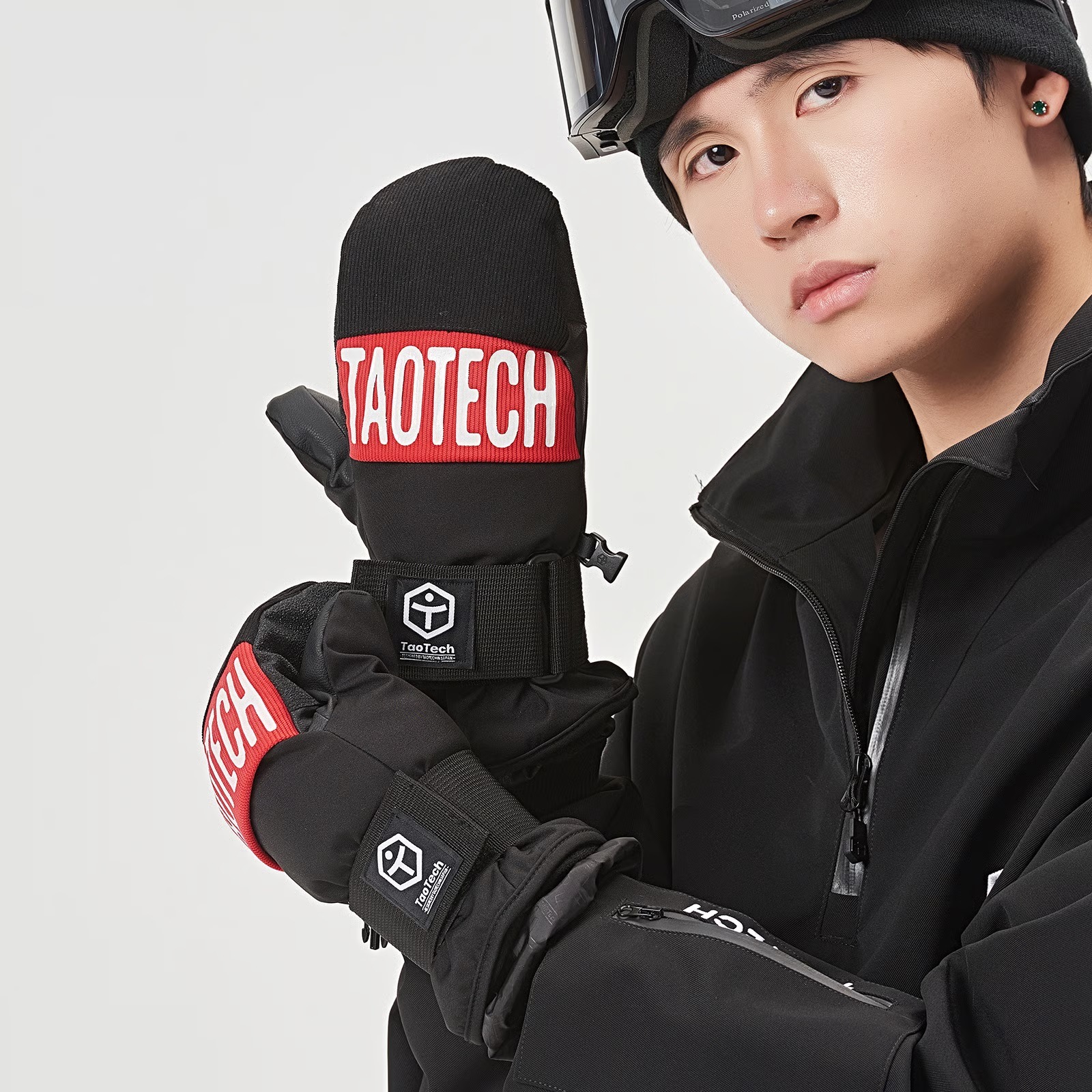 【TaoTech】Basic Straps Gloves ベーシックグローブ ベルトタイプ 【レッド】